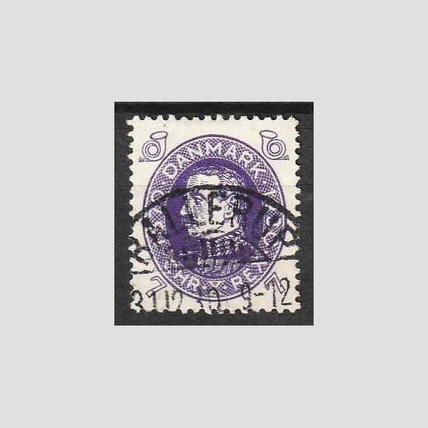 FRIMRKER DANMARK | 1930 - AFA 187 - Chr. X 60 r 7 re violet - Lux Stemplet Ballerup