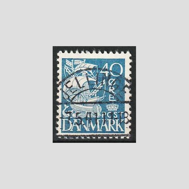 FRIMRKER DANMARK | 1940 - AFA 260 - Karavel 40 re bl Type II - Lux Stemplet Jellinge