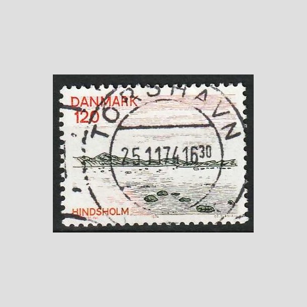 FRIMRKER DANMARK | 1974 - AFA 570 - Fyn - 120 re flerfarvet - Pragt Stemplet Torshavn