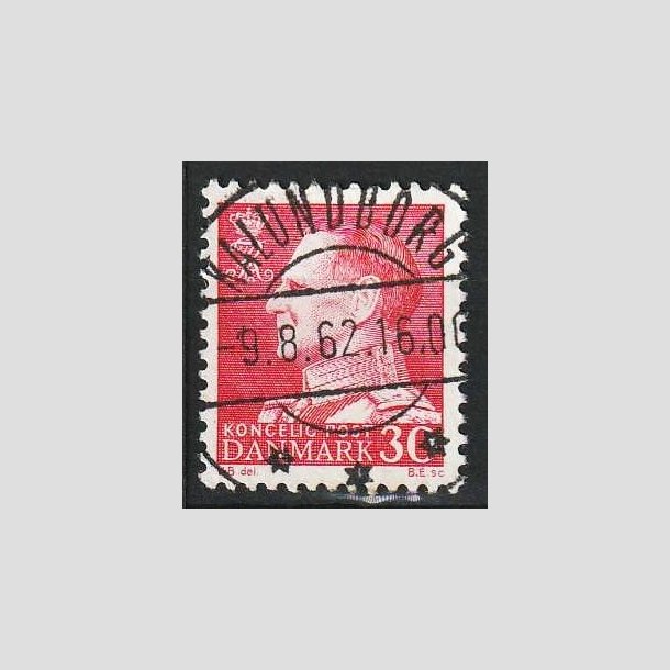 FRIMRKER DANMARK | 1961-62 - AFA 394 - Fr. IX 30 re rd - Lux Stemplet Kalundborg