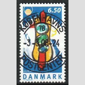 FRIM�RKER DANMARK | 2005 - AFA 1437 - Europam�rker - 6,50 Kr. Hotdog - Pragt Stemplet