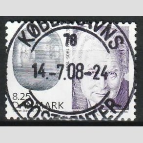 FRIM�RKER DANMARK | 2007 - AFA 1521 - Store danskere I - 8,25 Kr. flerfarvet - Lux Stemplet 