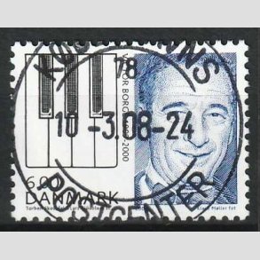 FRIM�RKER DANMARK | 2007 - AFA 1519 - Store danskere I - 6,00 Kr. flerfarvet - Lux Stemplet 