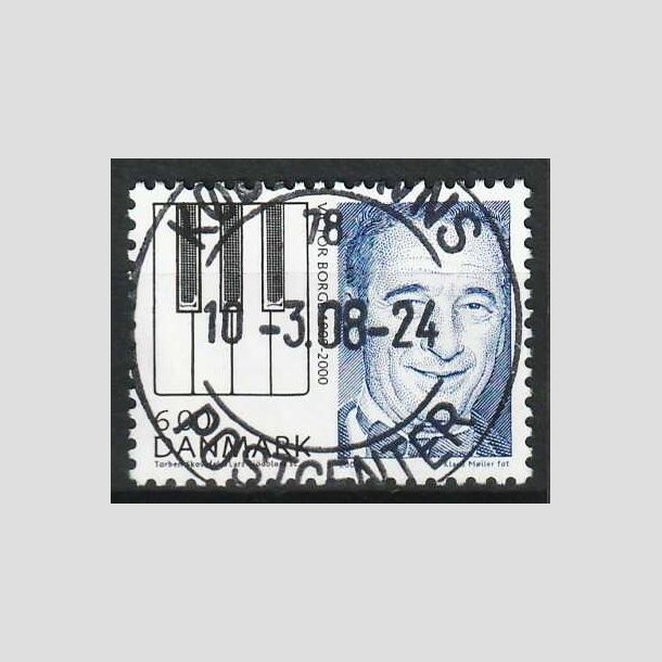 FRIMRKER DANMARK | 2007 - AFA 1519 - Store danskere I - 6,00 Kr. flerfarvet - Lux Stemplet 