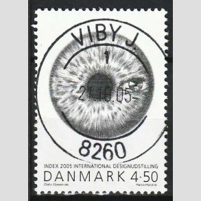 FRIM�RKER DANMARK | 2005 - AFA 1443 - INDEX:2005 - 4,50 Kr. flerfarvet - Pragt Stemplet