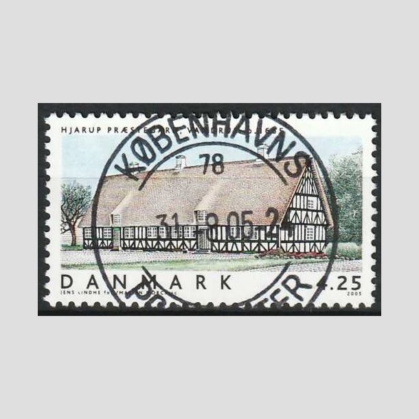 FRIMRKER DANMARK | 2005 - AFA 1417 - Danske boliger - 4,25 Kr. Hjarup Prstegrd - Pragt Stemplet