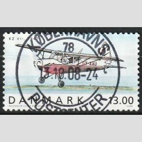 FRIM�RKER DANMARK | 2006 - AFA 1481 - Ellehammer - 13,00 Kr. flerfarvet - Pragt Stemplet 