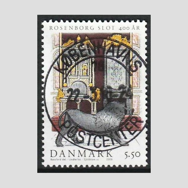 FRIMRKER DANMARK | 2006 - AFA 1464 - Roseborg Slot 400 r. - 5,50 Kr. - Pragt Stemplet