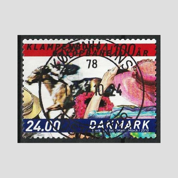 FRIMRKER DANMARK | 2010 - AFA 1627E - Klampenborg Galopbane 100 r. - 24,00 Kr. - Pragt Stemplet 
