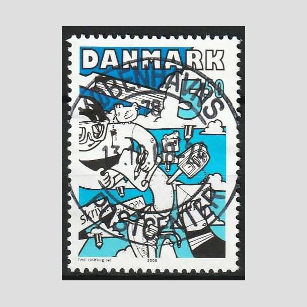 FRIMRKER DANMARK | 2008 - AFA 1546 - Europamrke - 5,50 Kr. flerfarvet - Pragt Stemplet