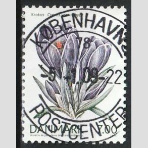 FRIM�RKER DANMARK | 2006 - AFA 1457 - For�rsblomster - 7,00 Kr. Krokus - Pragt Stemplet