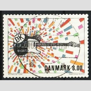 FRIM�RKER DANMARK | 2013 - AFA 1746 - Rockmusik - 8,00 Kr. guitar - Lux Stemplet Farum