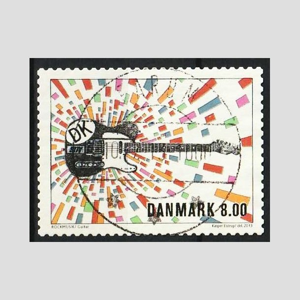 FRIMRKER DANMARK | 2013 - AFA 1746 - Rockmusik - 8,00 Kr. guitar - Lux Stemplet Farum