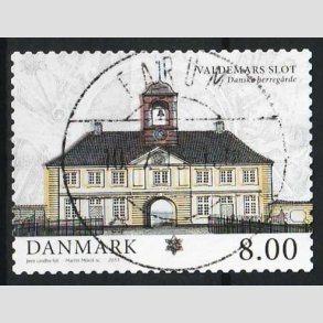 FRIM�RKER DANMARK | 2013 - AFA 1739 - Danske herreg�rde II - 8,00 Kr. Valdemars slot - Lux Stemplet