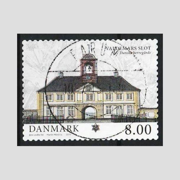 FRIMRKER DANMARK | 2013 - AFA 1739 - Danske herregrde II - 8,00 Kr. Valdemars slot - Lux Stemplet