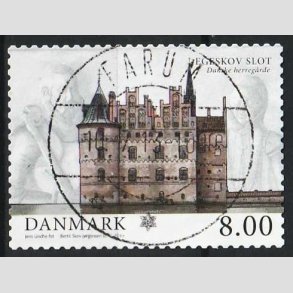 FRIM�RKER DANMARK | 2013 - AFA 1738 - Danske herreg�rde II - 8,00 kr. Egeskov slot - Lux Stemplet