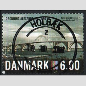 FRIM�RKER DANMARK | 2012 - AFA 1689 - Nordia 2012 - 6,00 Kr. flerfarvet - Lux Stemplet Holb�k