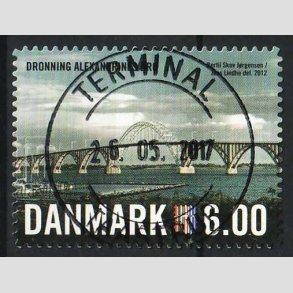 FRIM�RKER DANMARK | 2012 - AFA 1689a - Nordia 2012 - 6,00 Kr. flerfarvet - Lux Stemplet 