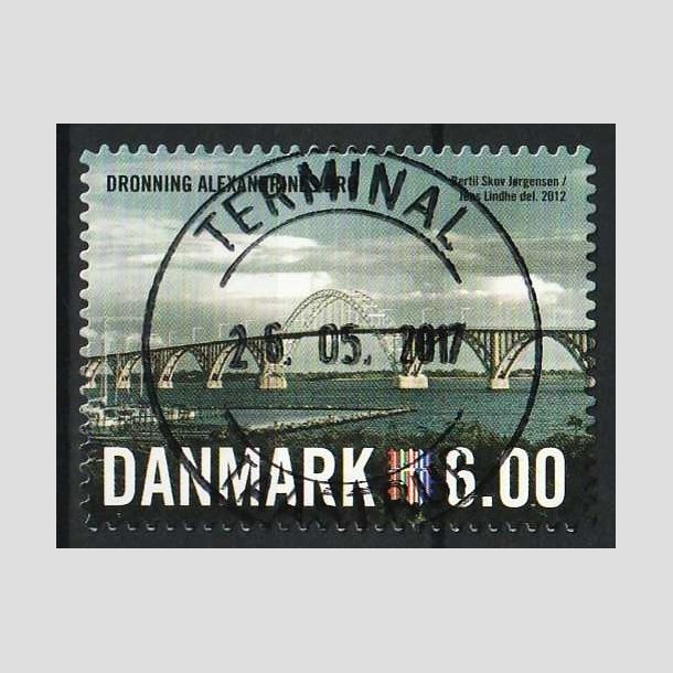 FRIMRKER DANMARK | 2012 - AFA 1689a - Nordia 2012 - 6,00 Kr. flerfarvet - Lux Stemplet 