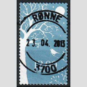 FRIM�RKER DANMARK | 2012 - AFA 1723 - Vinter - 12,00 Kr. flerfarvet - Lux Stemplet R�nne