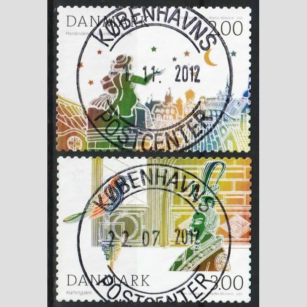 FRIMRKER DANMARK | 2012 - AFA 1710-1711 - H.C. Andersens eventyr - 2,00 + 3,00 Kr. - Pragt Stemplet
