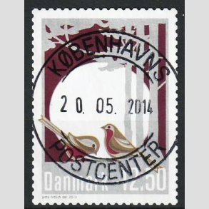 FRIM�RKER DANMARK | 2013 - AFA 1758 - Vinterstemning - 12,50 Kr. flerfarvet - Pragt Stemplet