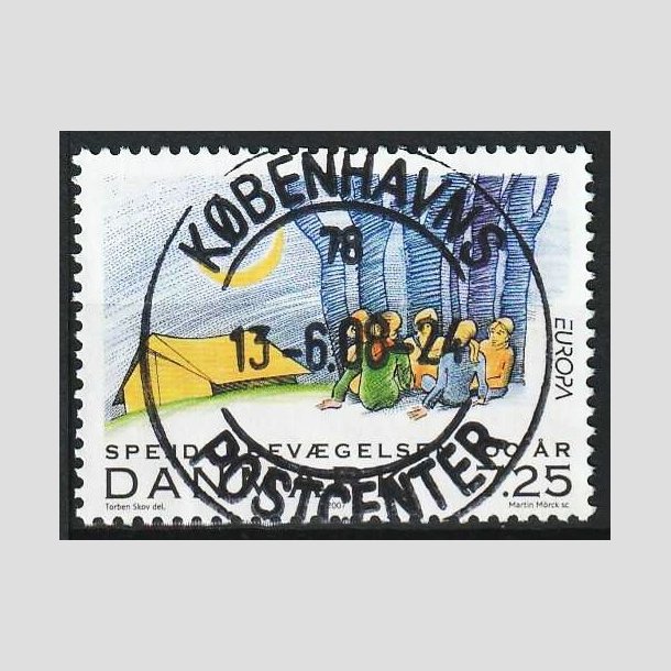 FRIMRKER DANMARK | 2007 - AFA 1511 - Spejderbevgelsen - 7,25 Kr. Aftenstemning - Pragt Stemplet