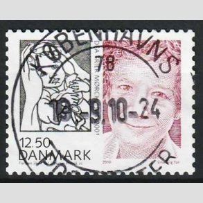 FRIMRKER DANMARK | 2010 - AFA 1635E - Store danskere 3. - 12,50 Kr. - Pragt Stemplet