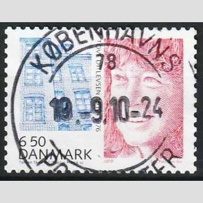 FRIMRKER DANMARK | 2010 - AFA 1633E - Store danskere 3. - 6,50 Kr. Tove Ditlevsen - Lux Stemplet 