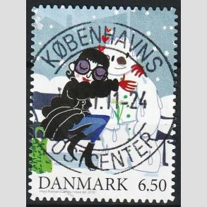 FRIMRKER DANMARK | 2010 - AFA 1637Ea - Vintereventyr - 6,50 Kr. - Pragt Stemplet 