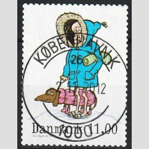 FRIM�RKER DANMARK | 2011 - AFA 1684 - Vintereventyr - 11,00 Kr. - Pragt Stemplet K�benhavn K