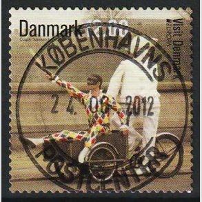 FRIM�RKER DANMARK | 2012 - AFA 1696 - Visit Danmark - 12,00 Kr. flerfarvet - Pragt Stemplet 