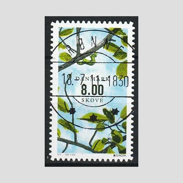FRIMRKER DANMARK | 2011 - AFA 1658a - Europamrker, skove - 8,00 Kr. - Lux Stemplet Rnne