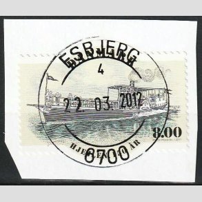 FRIM�RKER DANMARK | 2011 - AFA 1670 - Hjuldamperen Hjejlen 150 �r. - 8,00 Kr. - Lux Stemplet