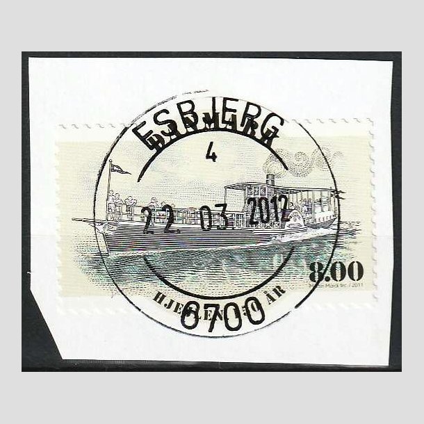 FRIMRKER DANMARK | 2011 - AFA 1670 - Hjuldamperen Hjejlen 150 r. - 8,00 Kr. - Lux Stemplet