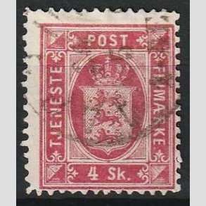 FRIMRKER DANMARK | 1871 - AFA 2 - 4 Skilling - Stemplet