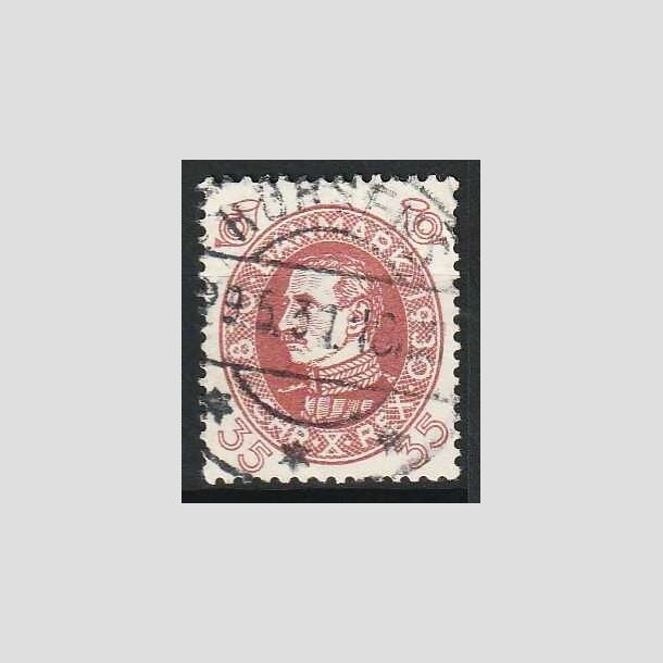 FRIMRKER DANMARK | 1930 - AFA 194 - Chr. X 60 r 35 re rdbrun - Lux Stemplet Horsens