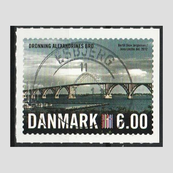FRIMRKER DANMARK | 2012 - AFA 1689 - Nordia 2012 - 6,00 Kr. flerfarvet - Pragt Stemplet Esbjerg