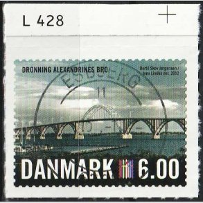 FRIM�RKER DANMARK | 2012 - AFA 1689 - Nordia 2012 - 6,00 Kr. flerfarvet - Pragt Stemplet Esbjerg