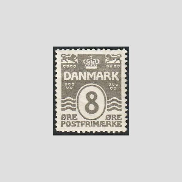 FRIMRKER DANMARK | 1921-22 - AFA 123 - Blgelinie 8 re gr - Postfrisk