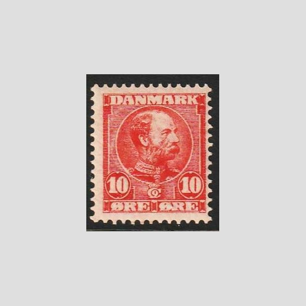 FRIMRKER DANMARK | 1904-05 - AFA 47 - Chr. IX 10 re rd - Postfrisk