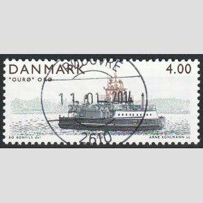 FRIMRKER DANMARK | 2001 - AFA 1300 - frger - 4,00 Kr. Our - Lux Stemplet 