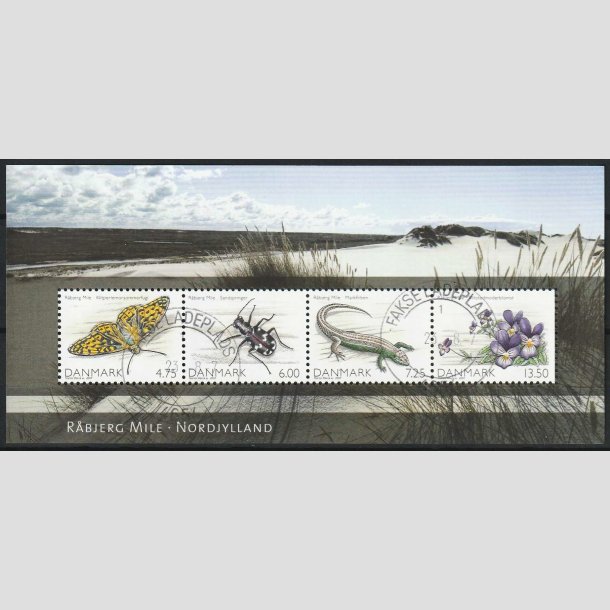 FRIM�RKER DANMARK | 2007 - AFA 1516 - Danmarks natur I - Miniark 31,50 Kr. - Pragt Stemplet