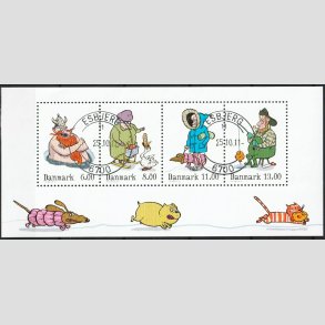 FRIM�RKER DANMARK | 2011 - AFA 1686A - Vintereventyr - 38,00 kr. Miniark - Pragt Stemplet