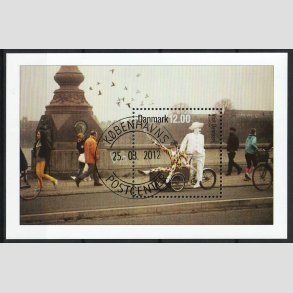 FRIM�RKER DANMARK | 2012 - AFA 1697A - Visit Danmark - 12,00 Kr. Miniark - Pragt Stemplet 