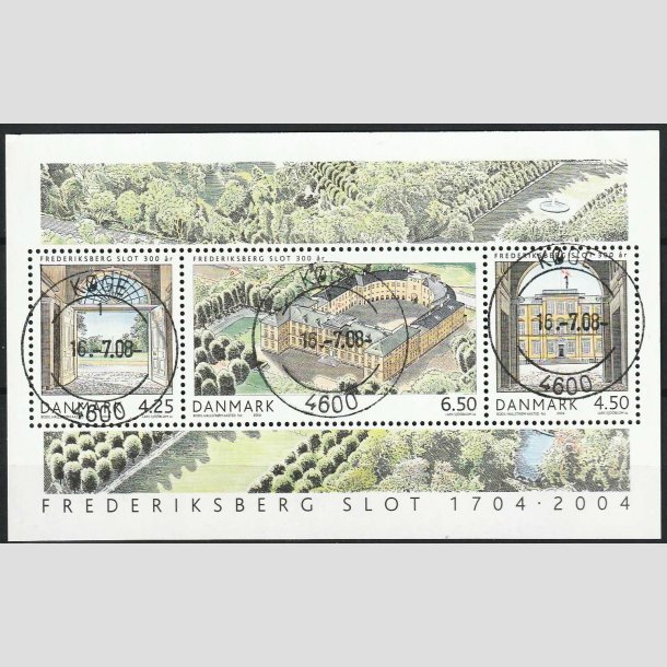 FRIM�RKER DANMARK | 2004 - AFA 1394 - Frederiksberg Slot - Kr. 15,25 Miniark - Pragt Stemplet
