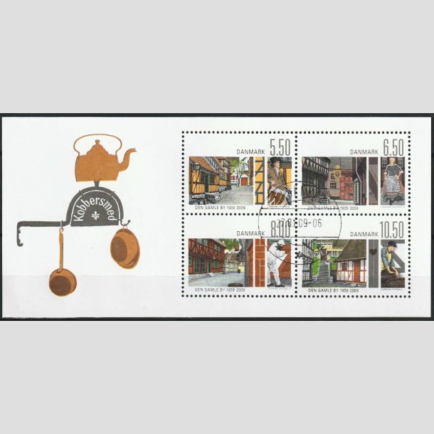 FRIM�RKER DANMARK | 2009 - AFA 1567 - Den Gamle By - 30,50 kr. Miniark - Lux Stemplet