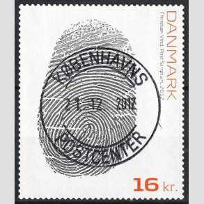FRIMRKER DANMARK | 2012 - AFA 1720 - Post Scriptum. - 16,00 Kr. flerfarvet - Pragt Stemplet 