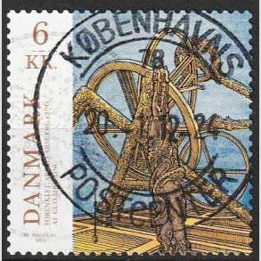 FRIM�RKER DANMARK | 2012 - AFA 1693 - Astronomi - 6,50 Kr. flerfarvet - Pragt Stemplet