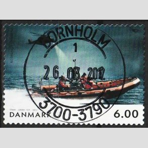 FRIM�RKER DANMARK | 2012 - AFA 1698 - Norden ved havet - 6,00 Kr. flerfarvet - Pragt Stemplet